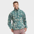Фото #1 товара Men's High Pile Fleece Pullover Sweatshirt - Goodfellow & Co Green S