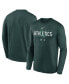 Фото #2 товара Men's Green Oakland Athletics Authentic Collection Team Logo Legend Performance Long Sleeve T-shirt