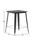 Фото #25 товара Dryden Indoor/Outdoor Bar Top Table, 31.5" Square All Weather Poly Resin Top With Steel Base