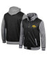 Men's Black Iowa Hawkeyes Robinson Hoodie Full-Snap Jacket