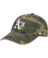 Фото #2 товара Men's Camo Oakland Athletics Team Clean Up Adjustable Hat