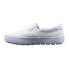 Lugz Delta WDELTC-1523 Womens White Canvas Slip On Lifestyle Sneakers Shoes