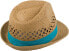 Фото #2 товара styleBREAKER 04025001 Airy Straw Hat with Contrasting Ribbon, Summer Hat, Unisex