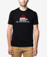 ფოტო #1 პროდუქტის Men's Christmas Peeking Dog Premium Blend Word Art T-shirt