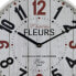 Настенное часы Белый Деревянный Стеклянный 40 x 40 x 4,5 cm