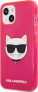 Фото #2 товара Karl Lagerfeld Etui Karl Lagerfeld KLHCP13SCHTRP Apple iPhone 13 mini różowy/pink hardcase Glitter Choupette Fluo