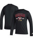 ფოტო #2 პროდუქტის Men's Black Louisville Cardinals Mighty Mascot Pregame Long Sleeve T-shirt