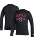 Men's Black Louisville Cardinals Mighty Mascot Pregame Long Sleeve T-shirt