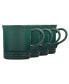 14 oz. Stoneware Set of Four Coffee Mugs