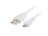 Lanberg Кабель USB Micro-USB B - USB A 1.8 м 2.0 480 Mbit/s White