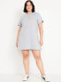 Фото #7 товара Crew-Neck Mini T-Shirt Dress