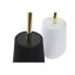 Toilet Brush DKD Home Decor White Black Stainless steel polystyrene 12 x 12 x 34,5 cm (2 Units)