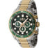 Invicta Chronograph GMT Quartz Green Dial Two Tone Bracelet Men's Watch 46060