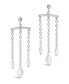 ფოტო #1 პროდუქტის Women's Chains and Pearls Chandelier Drop Earrings