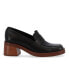 ფოტო #3 პროდუქტის Women's Roxanne Leather Loafers-pumps