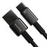 Фото #4 товара Mocny przewód kabel Tungsten Gold USB - USB-C 480Mb/s 100W 2m czarny