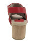 Фото #3 товара Women's Keefa Cross Strap Slingback Heeled Sandals