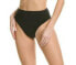 WEWOREWHAT 299761 Women's Emily Bikini Swim Bottoms, Solid Black, MD