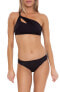 Trina Turk 285751 One-Shoulder Bikini Top in Black Size 4
