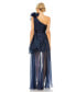 ფოტო #2 პროდუქტის Womens's Ieena One Shoulder Ruffle Hi-Lo Gown