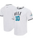 ფოტო #1 პროდუქტის Men's Tyreek Hill White Miami Dolphins Mesh Player Name and Number Top