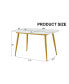 Фото #3 товара Ultra Modern Dining Table with Non-Slip Pads for Stability