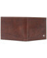 ფოტო #3 პროდუქტის Men's Traveler RFID Extra-Capacity Bifold Leather Wallet