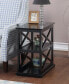 14" Rubber wood Coventry Chairside End Table
