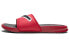 Фото #1 товара Nike Benassi Jdi Chenille Mens Slide in Red Navy 简约休闲运动拖鞋 红色 / Сланцы Nike Benassi Jdi Chenille AO2805-600
