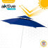 Фото #3 товара AKTIVE Octagonal Umbrella 280 cm Metal Pole With Double Roof and UV30 Protection