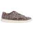 Фото #1 товара LifeStride Nonstop Plaid Slip On Womens Brown Sneakers Casual Shoes H6587F2800