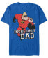 Фото #1 товара Disney Pixar Men's The Incredibles Hero Dad Short Sleeve T-Shirt