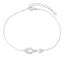Delicate silver bracelet with zircons SVLB0370SH2BI16