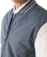 Фото #3 товара Men's Skyline Reversible Weather-Resistant Varsity Jacket