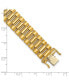 ფოტო #2 პროდუქტის 18k Yellow Gold Solid Paperclip Link Chain Bracelet