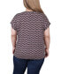 Plus Size Extended Sleeve Top with Grommets