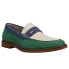 Sperry Gold Cup Exeter Penny Loafer Moc Toe Dress Mens Blue, Green, Off White D