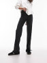 Фото #5 товара Topshop acid wash straight leg trouser black