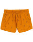 Kid Pineapple Pull-On Knit Gauze Shorts 7