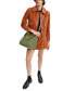 ფოტო #22 პროდუქტის Soft Pebble Leather Cary Shoulder Bag with Convertible Straps