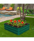 Фото #2 товара 40"x32" Patio Raised Garden Bed Vegetable Flower Plant