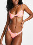 Peppermayo – Bikinihose mit hohem Beinausschnitt und sommerlichem Karomuster, Kombiteil