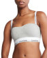 Calvin Klein Women's Modern Cotton Lightly Lined Bandeau Bra QF7628