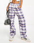 Фото #2 товара Obey max plaid trousers in blue