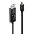 Фото #7 товара Lindy 2m USB Type C to DP 4K60 Adapter Cable with HDR - USB Type-C - DisplayPort - Male - Black - 2 m - 32.4 Gbit/s