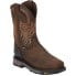 Фото #2 товара Justin Original Workboots Driscoll Waterproof Steel Toe Work Mens Brown Casual