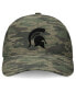 Фото #3 товара Men's Camo Michigan State Spartans OHT Military Appreciation Hound Adjustable Hat