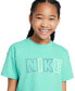 ფოტო #3 პროდუქტის Big Girls Sportswear Essential Crewneck T-Shirt