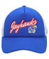 Фото #2 товара Men's Royal Kansas Jayhawks Script Trucker Snapback Hat