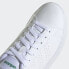 adidas neo Advantage 舒适透气休闲板鞋 白绿尾